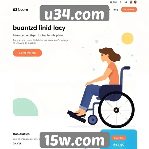 Acessibilidade e interface do u34.com são destacadas