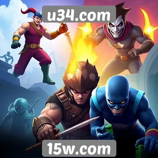 Comparativo de jogos populares disponíveis em u34.com